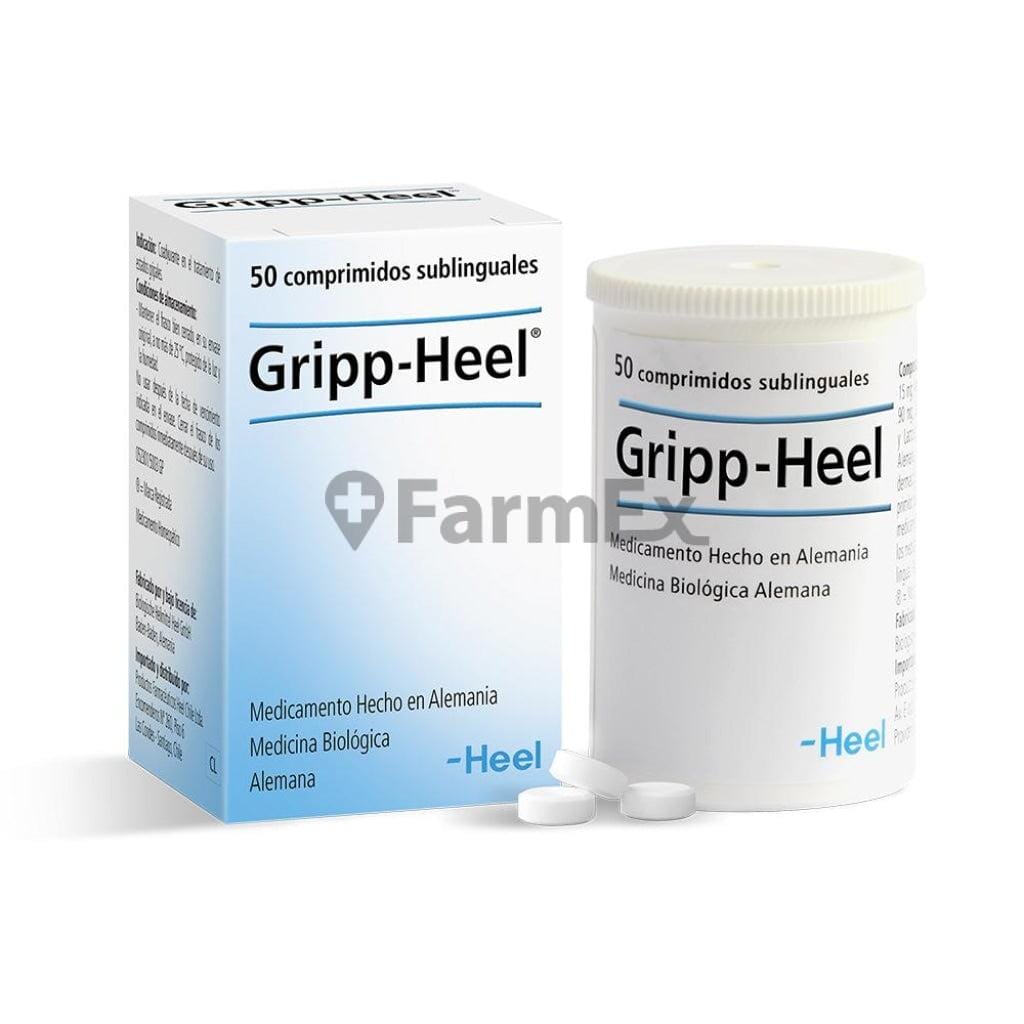 Gripp-Heel x 50 comprimidos Farmex-Fonasa-Persistente